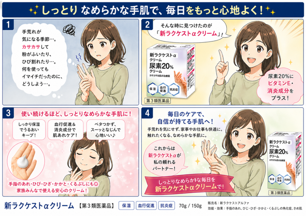 ラクケスト4コママンガ